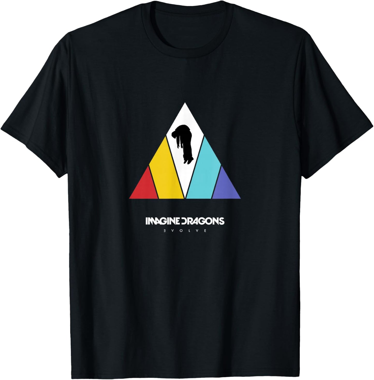 Imagine Dragons Triangle Logo Black , black T-Shirt - T-Shirt | Black