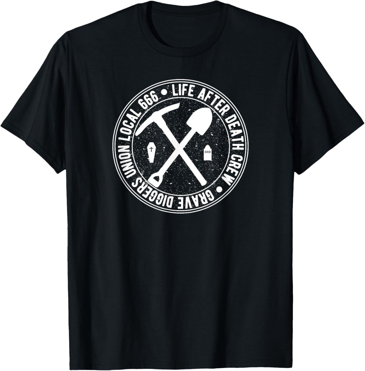 Grave Diggers Union Local 666 Halloween T-Shirt - T-Shirt | Black