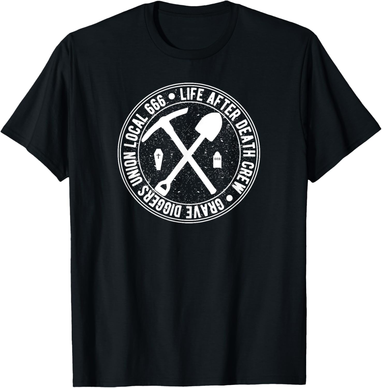 Grave Diggers Union Local 666 Halloween T-Shirt - T-Shirt | Black