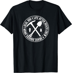Grave Diggers Union Local 666 Halloween T-Shirt - T-Shirt | Black