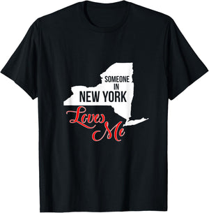 Someone In NY Loves Me T-Shirt - T-Shirt | Black