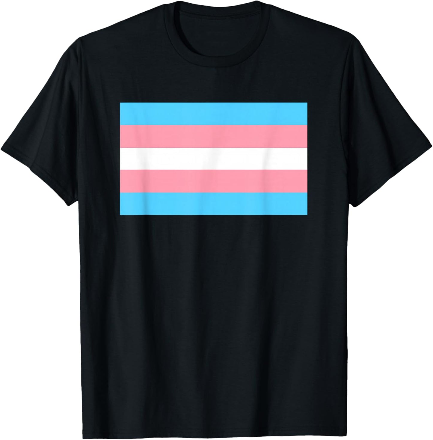 Transgender Flag Trans Pride T-Shirt - T-Shirt | Black