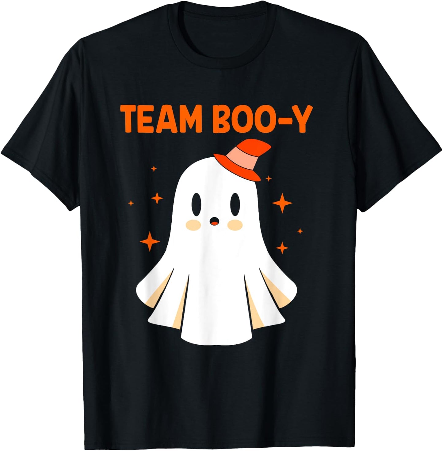 Halloween Team Booy Team Boy Gender Reveal T-Shirt - T-Shirt | Black