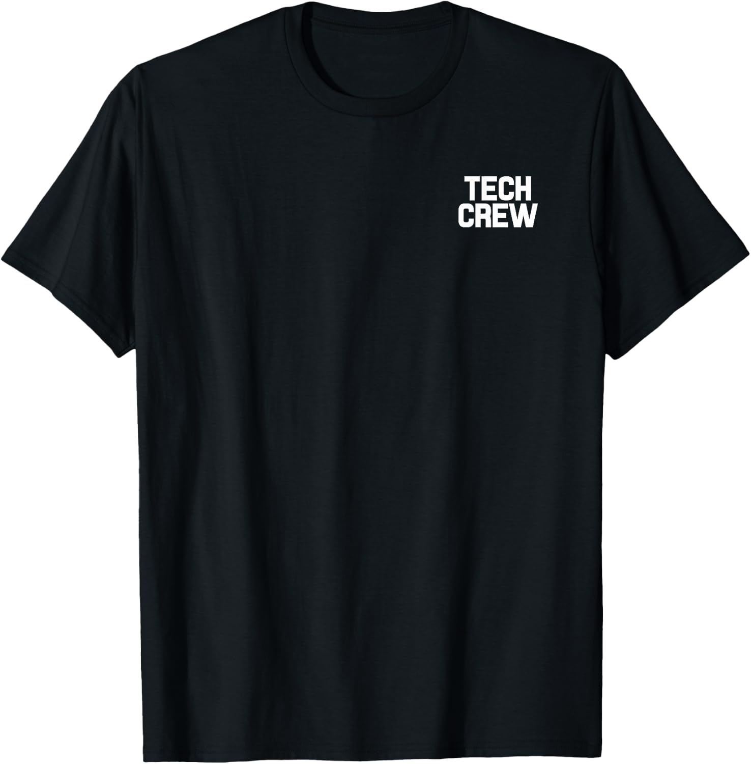 Tech Crew Concert Drama Theatre Employee Production Uniform T-Shirt - T-Shirt | Black