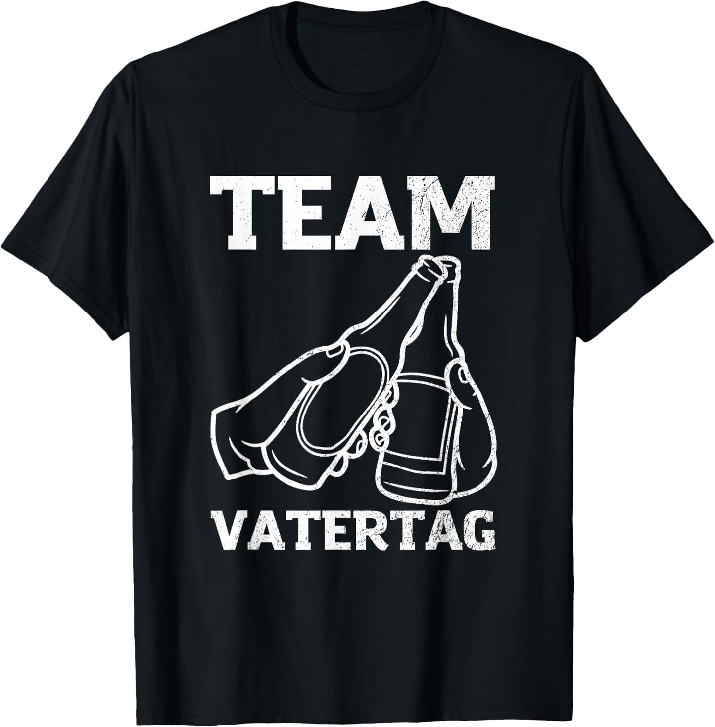 Team Vatertag Herren Bier Männertag T-Shirt - T-Shirt | Black