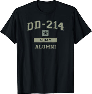 DD-214 US Army Alumni T-Shirt - T-Shirt | Black
