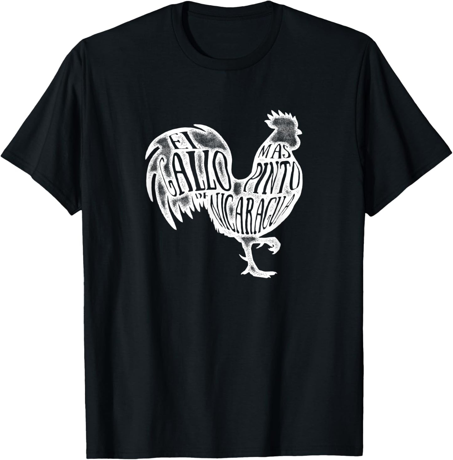 Rooster Pinto Nicaragua T-Shirt - T-Shirt | Black