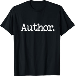Author/Writer | Simple Phrase Gift T-Shirt - T-Shirt | Black