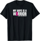 My Wife is a Warrior Pink Ribbon Breast Cancer Awareness T-Shirt - T-Shirt | Black