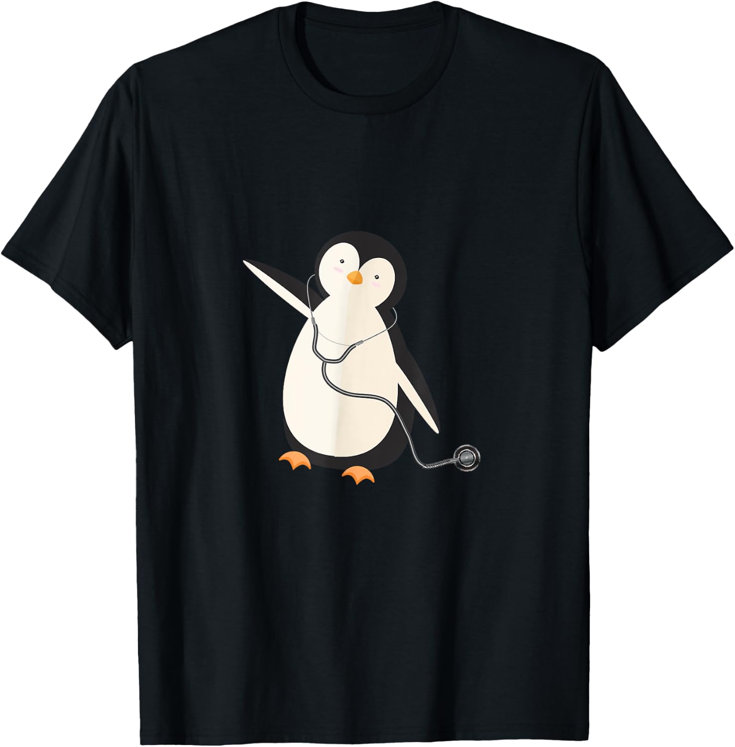 Penguin Pediatrician Pediatric Doctor Physician Surgeon T-Shirt - T-Shirt | Black