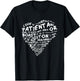 Love is Patient 1st Corinthians 13:4-7 White Heart T-Shirt - T-Shirt | Black