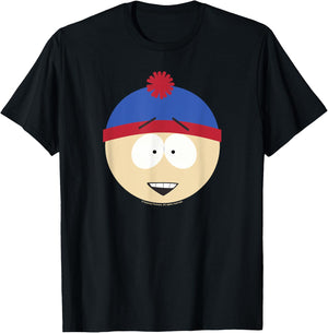 South Park Stan Smile Face Halloween T-Shirt - T-Shirt | Black