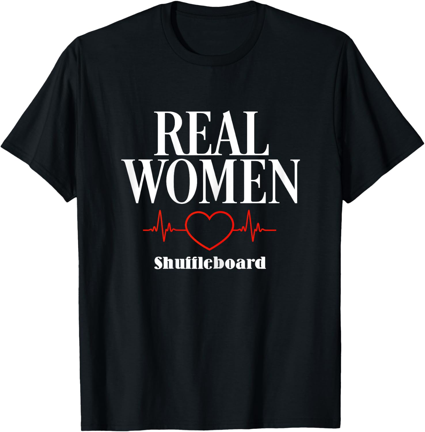 Shuffleboard Hobby Graphic Themed Décor T-Shirt - T-Shirt | Black