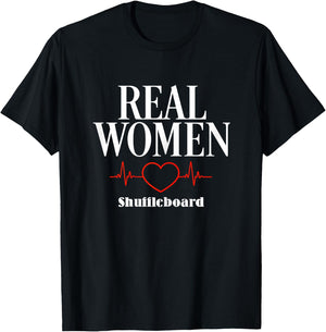 Shuffleboard Hobby Graphic Themed Décor T-Shirt - T-Shirt | Black