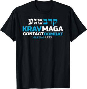 Krav Maga Israeli Defense Contact Combat Martial Arts T-Shirt - T-Shirt | Black