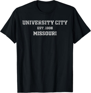 University City Missouri T-Shirt - T-Shirt | Black