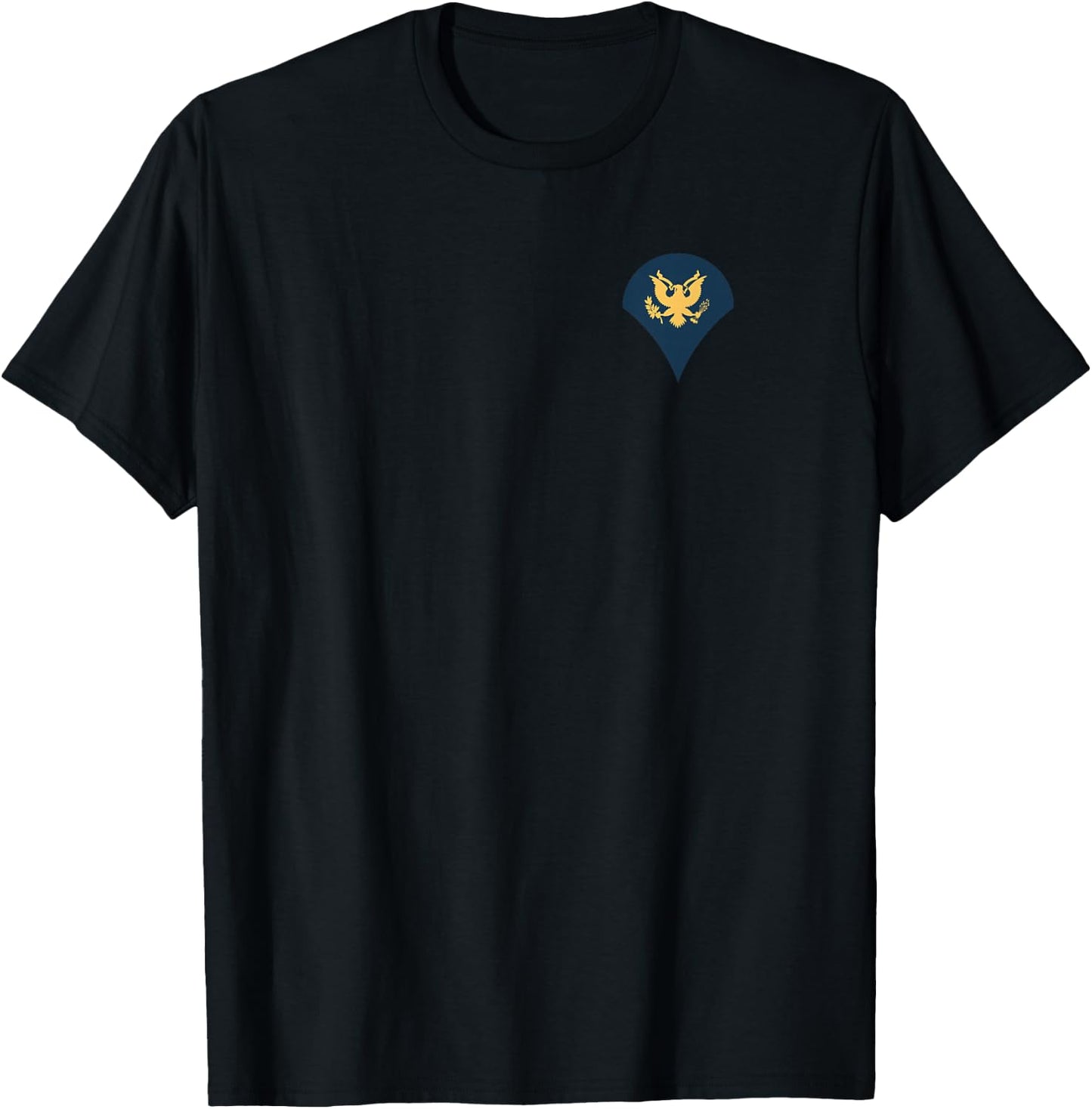 US Army Rank - Specialist (E-4) - SPC T-Shirt - T-Shirt | Black