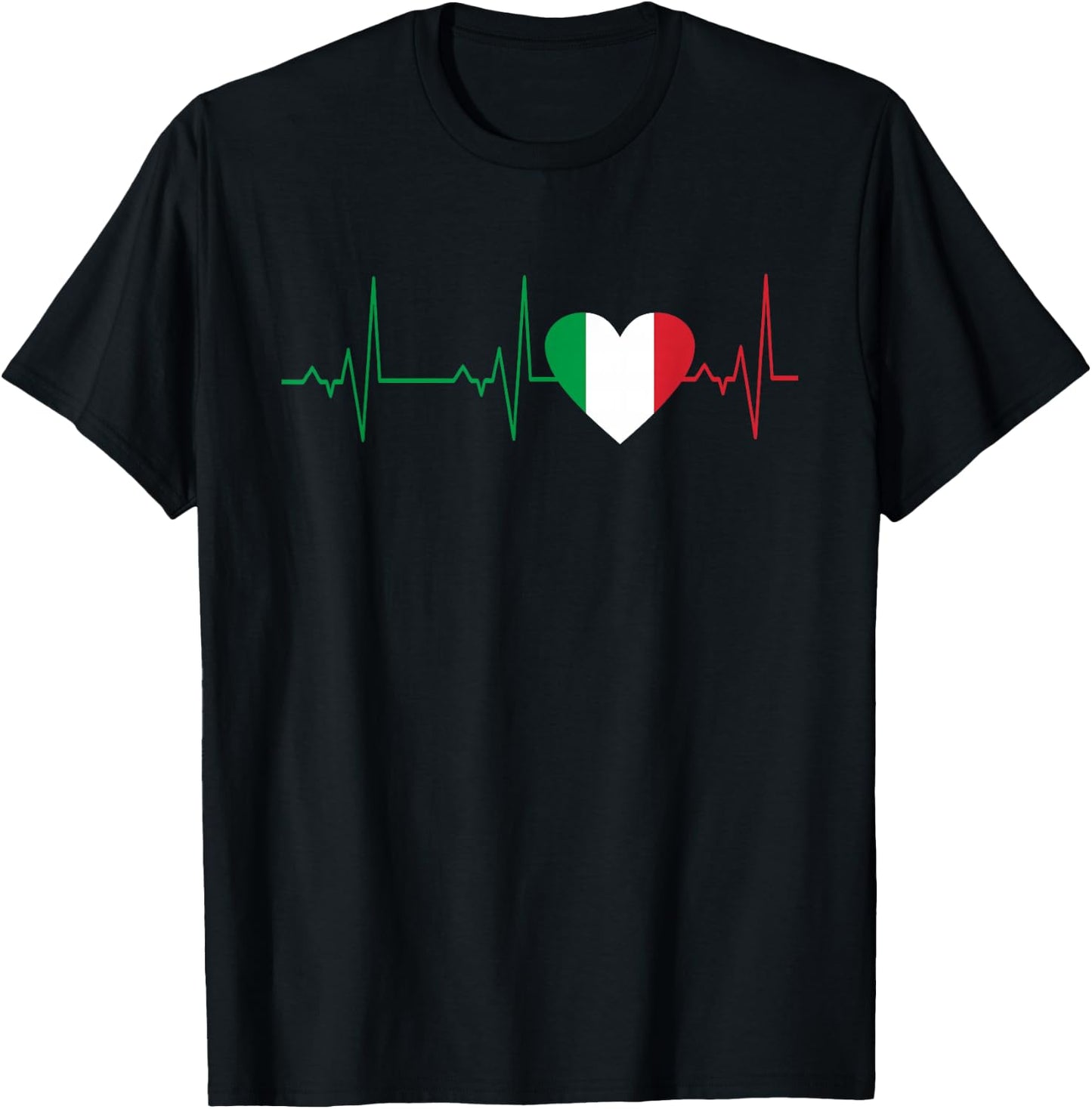 Italian Italy Flag Italia Italian Pride T-Shirt - T-Shirt | Black