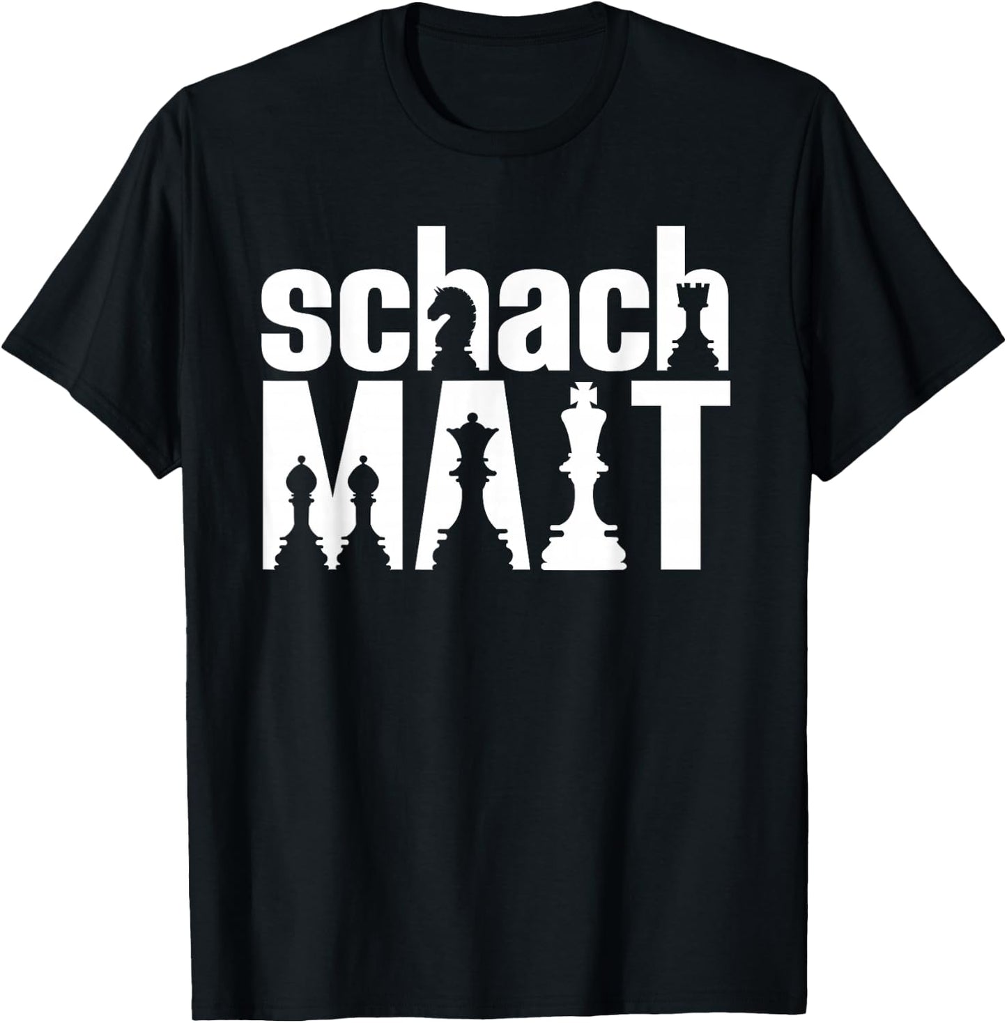 Chess Mat Funny Chess Player , black T-Shirt - T-Shirt | Black