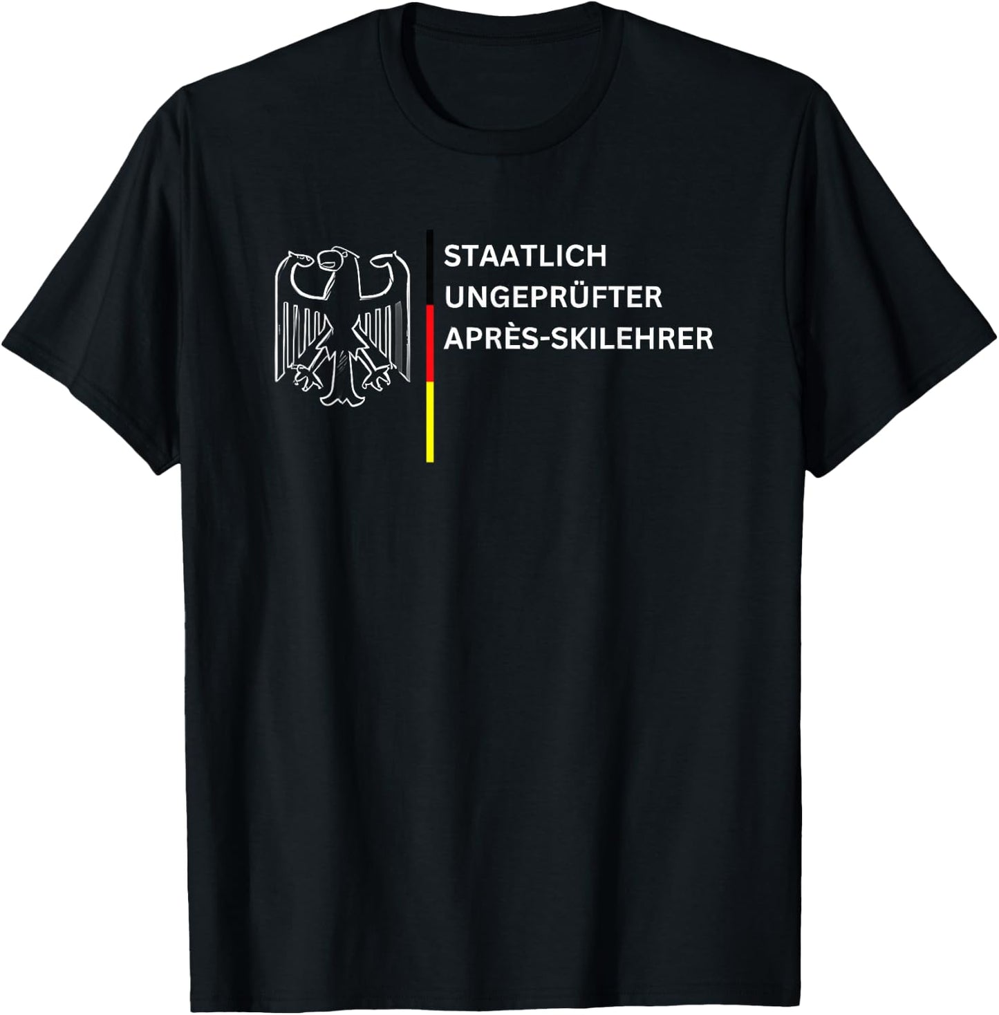 State Untested Après Ski Instructor , black T-Shirt - T-Shirt | Black