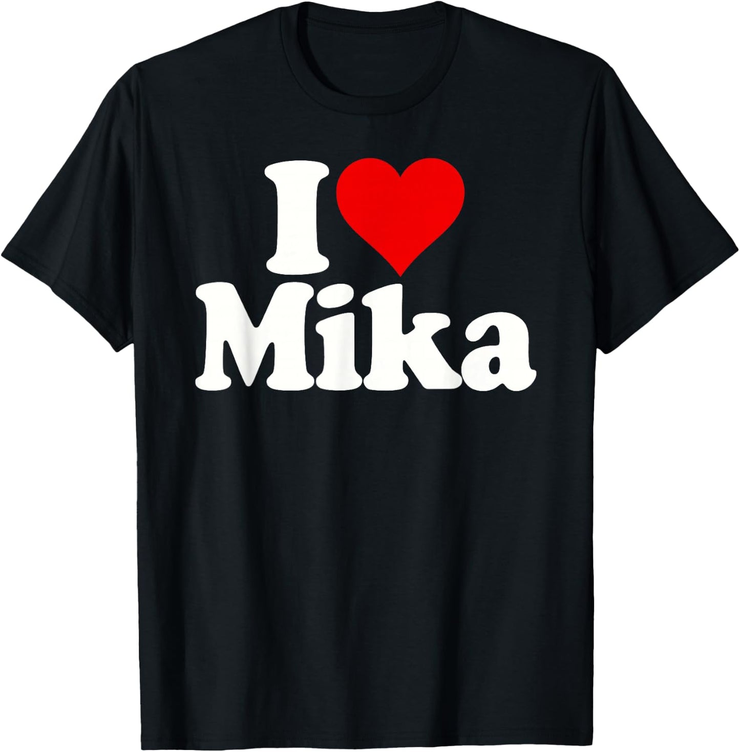 J'adore Heart Mika T-Shirt - T-Shirt | Black