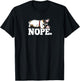 Kawaii Nap Sleep Nope Black Tricolor Corgi Lover Premium T-Shirt - T-Shirt | Black