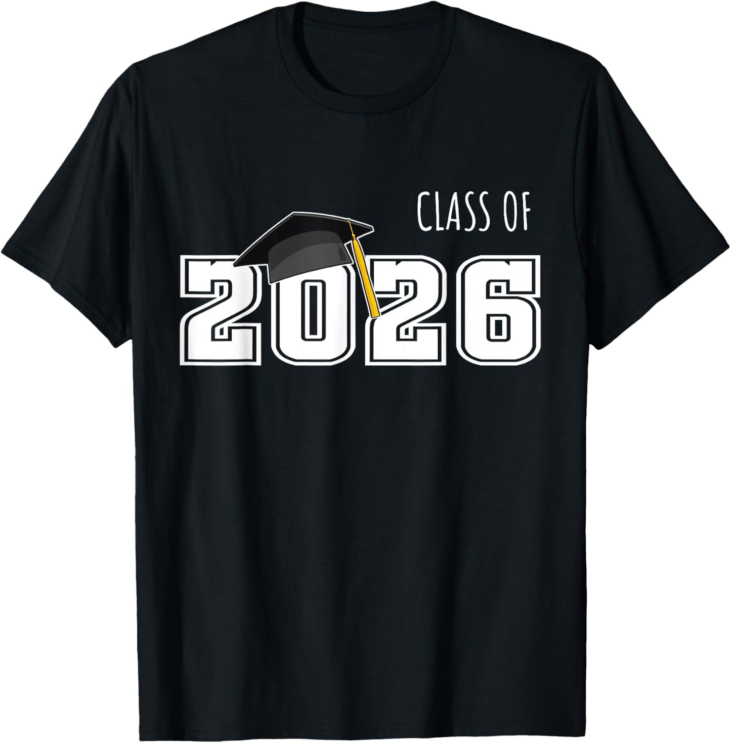 Graduation Shirt for Senior 2026 Shirt Retro Class of 2026 T-Shirt - T-Shirt | Black