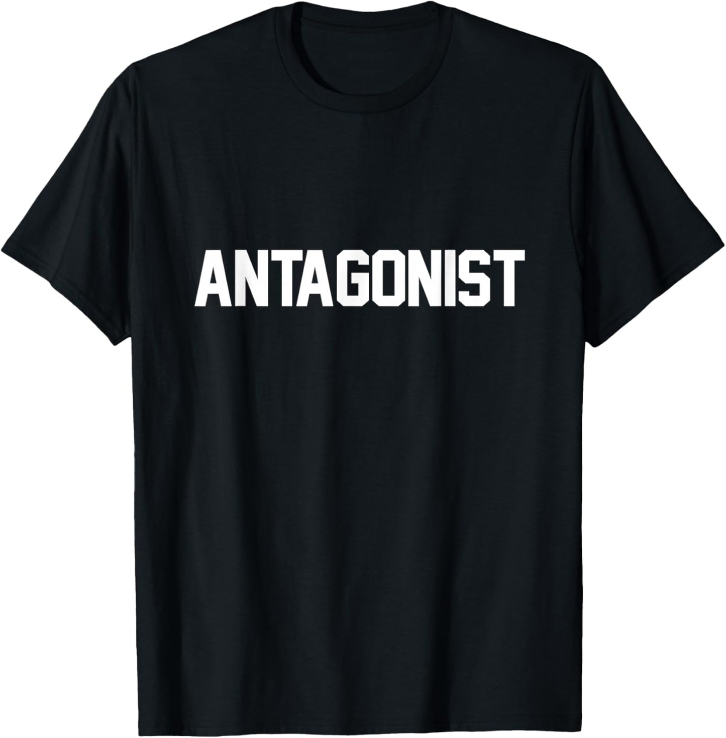 Antagonist Funny English Literature Teacher Costume T Shirt T-Shirt - T-Shirt | Black