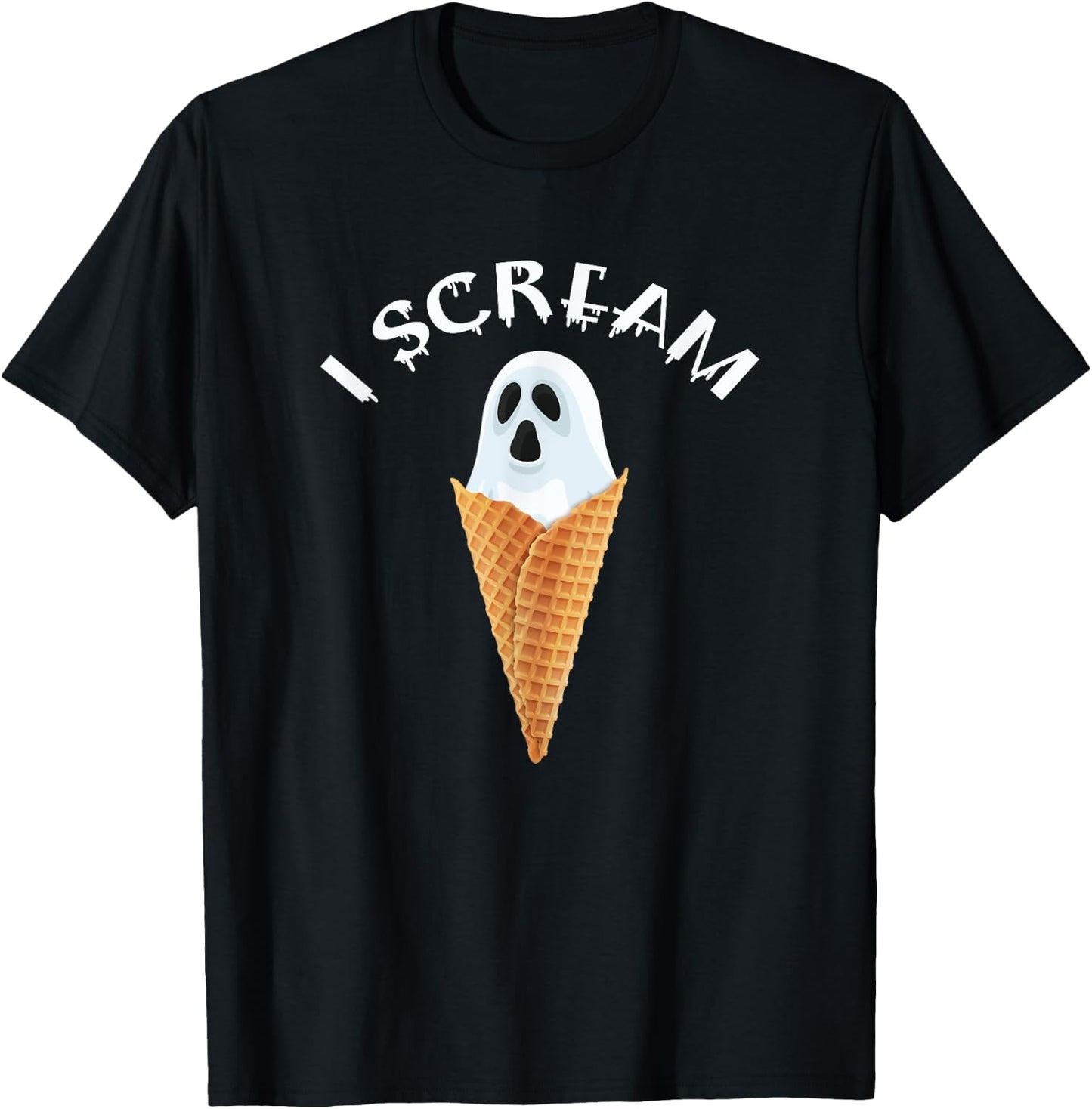 I Scream Halloween T-Shirt - T-Shirt | Black