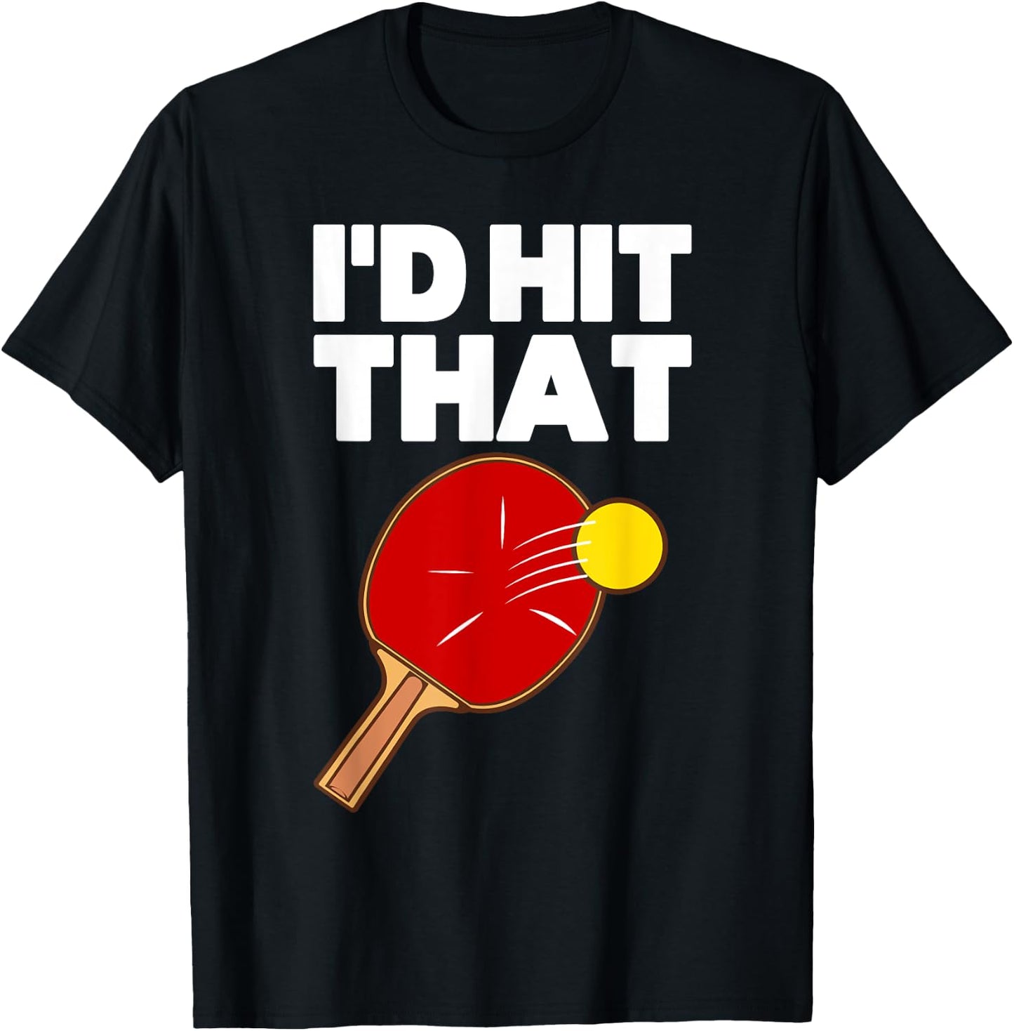 Cool Table Tennis Design Women Game Ping Pong Lovers T-Shirt - T-Shirt | Black