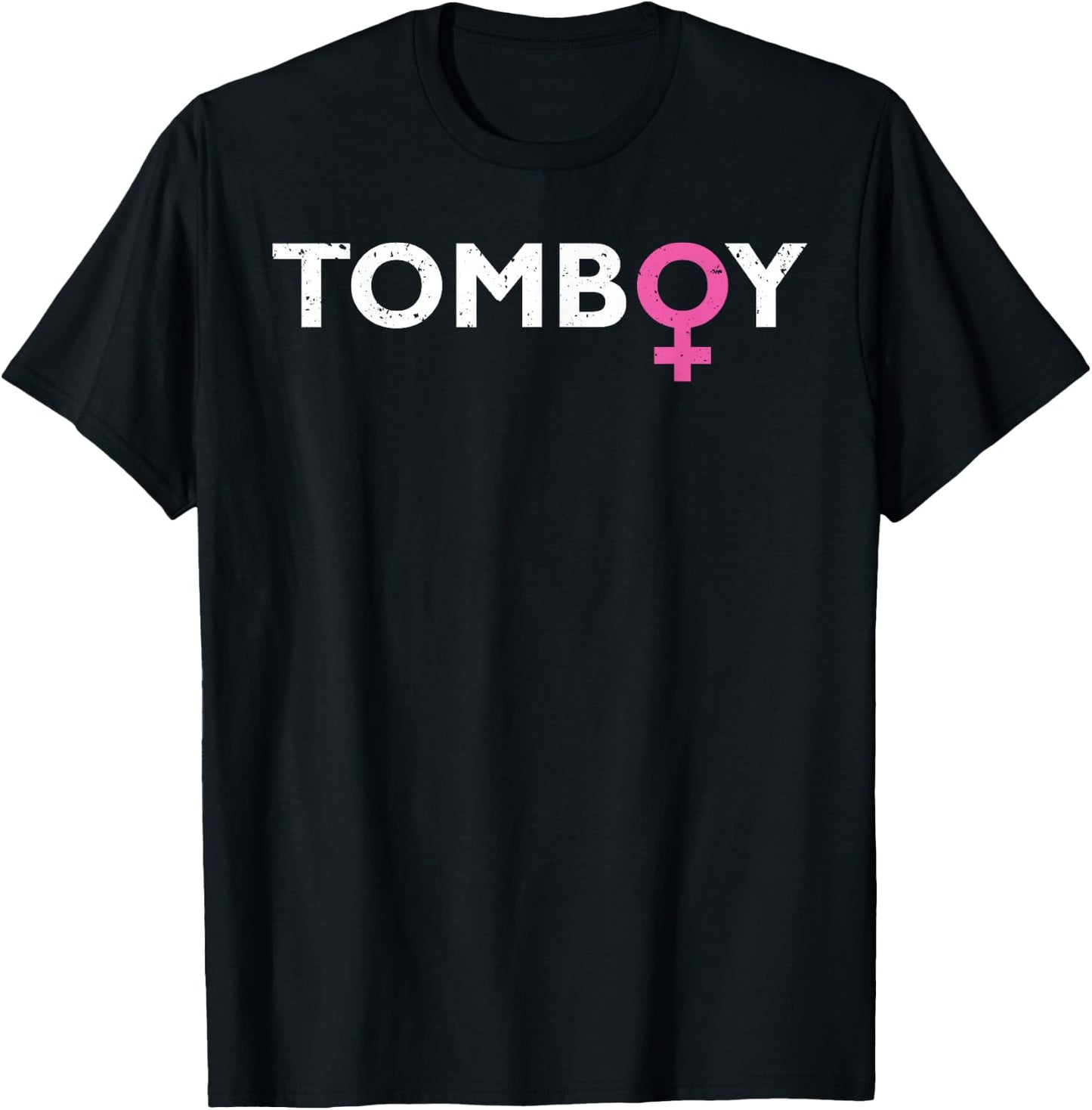Girls Tomboy, Female, Tomboy, Masculine, Tomboy T-Shirt - T-Shirt | Black