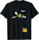 Spooky Halloween Birbs T-Shirt - T-Shirt | Black