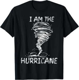 White Storm Twister Hurricane Tornado Weather Scary Costume T-Shirt - T-Shirt | Black