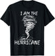 White Storm Twister Hurricane Tornado Weather Scary Costume T-Shirt - T-Shirt | Black