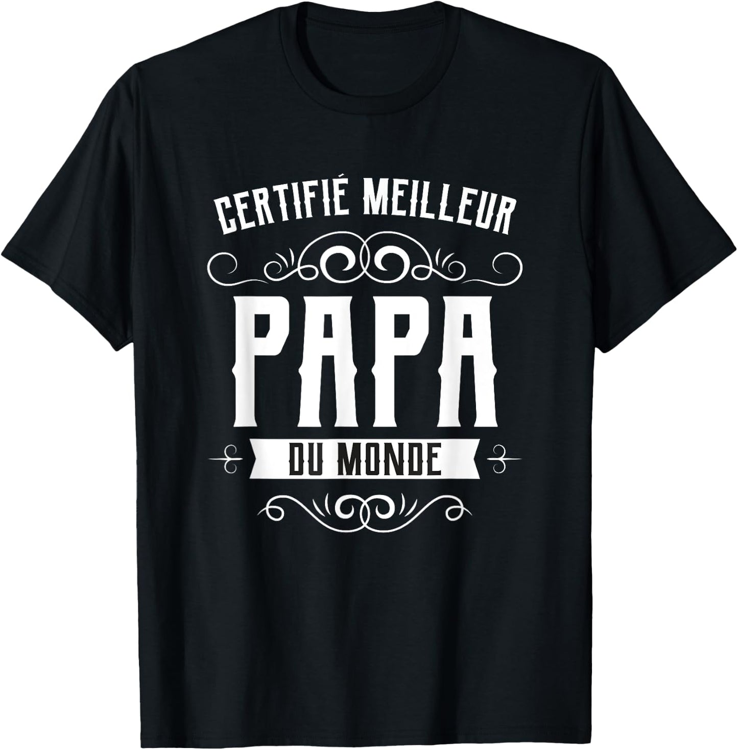 World's Best Dad Super Gift Father's Day , Black T-Shirt - T-Shirt | Black