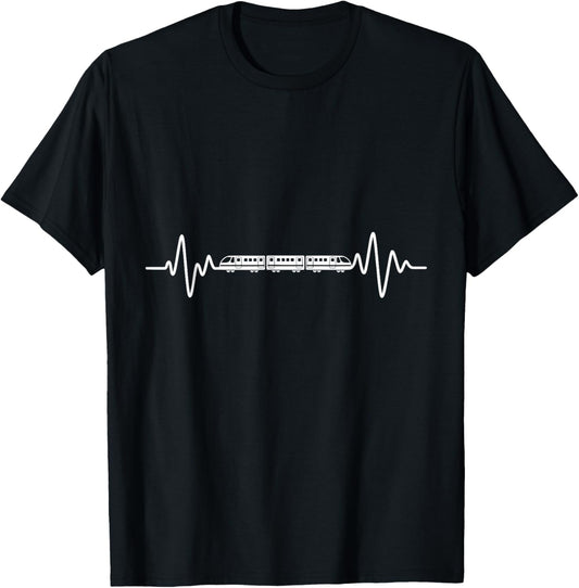 Eisenbahn Lokomotiven Eisenbahner Geschenkideen - - Schwarz - Kurzarm - S - Eisenbahn Fan - Vatertag, Weihnachten T-Shirt - T-Shirt | Black
