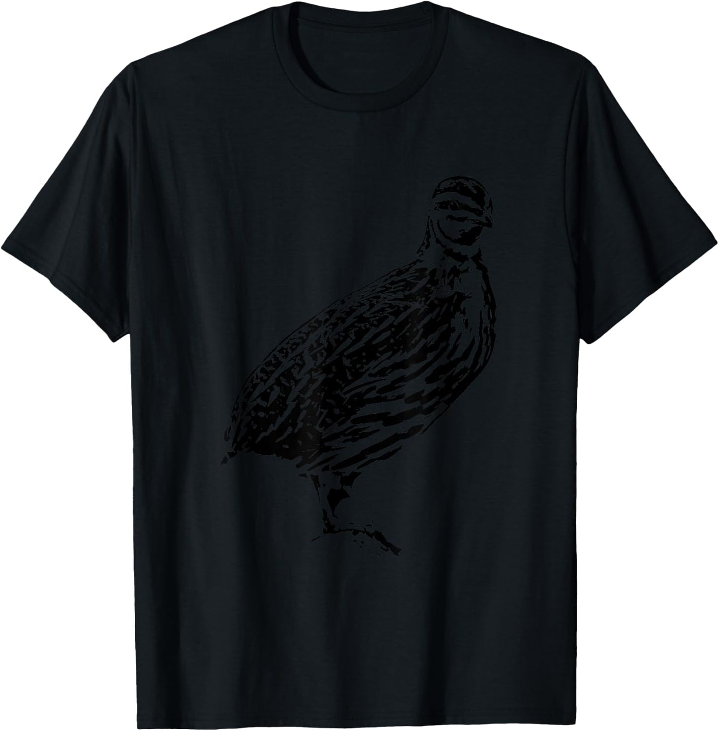 Lovely cute Quail Mom or Quail Dad T-Shirt - T-Shirt | Black