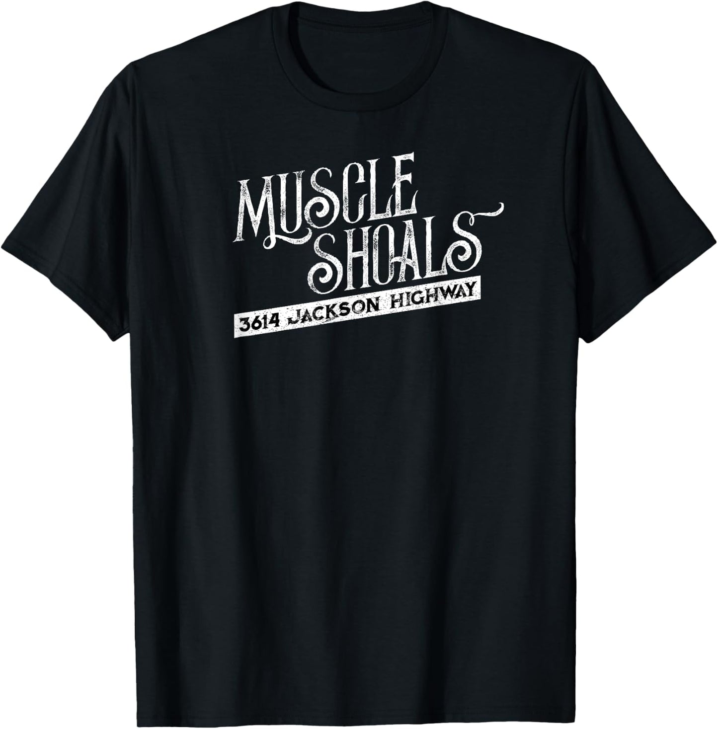 Muscle Shoals AL Apparel For Soul Music Fans T-Shirt - T-Shirt | Black