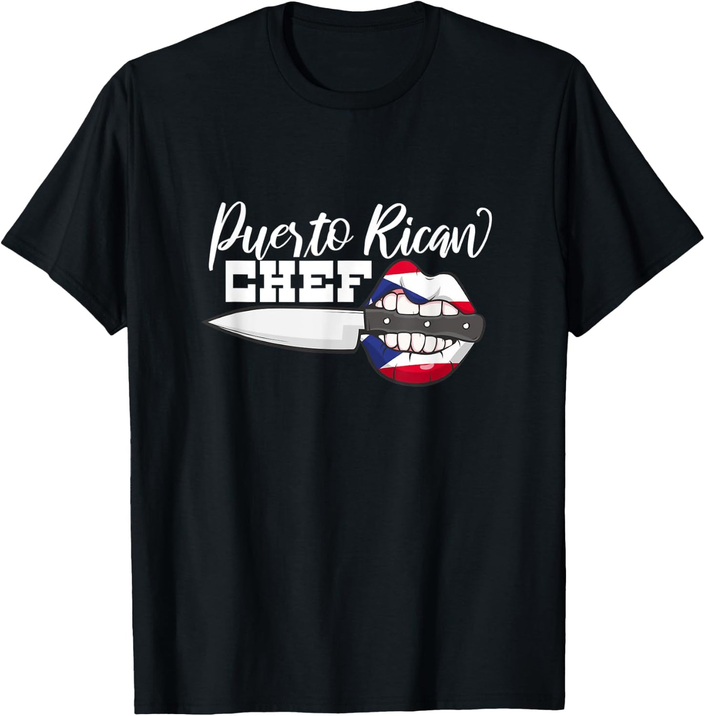 Puerto Rican chefs are lip biting hot! T-Shirt - T-Shirt | Black