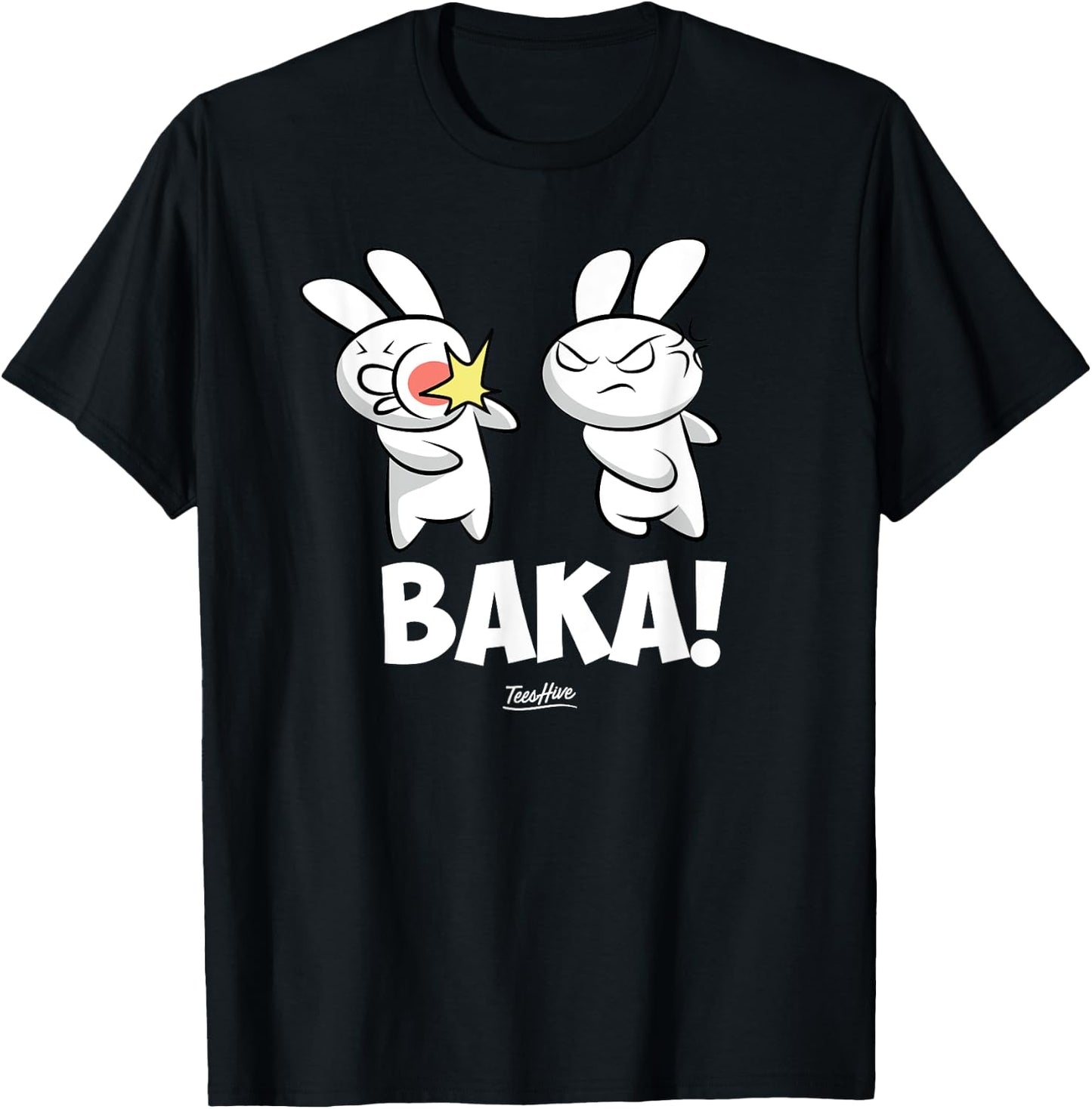 Men Anime Baka T-Shirt - T-Shirt | Black