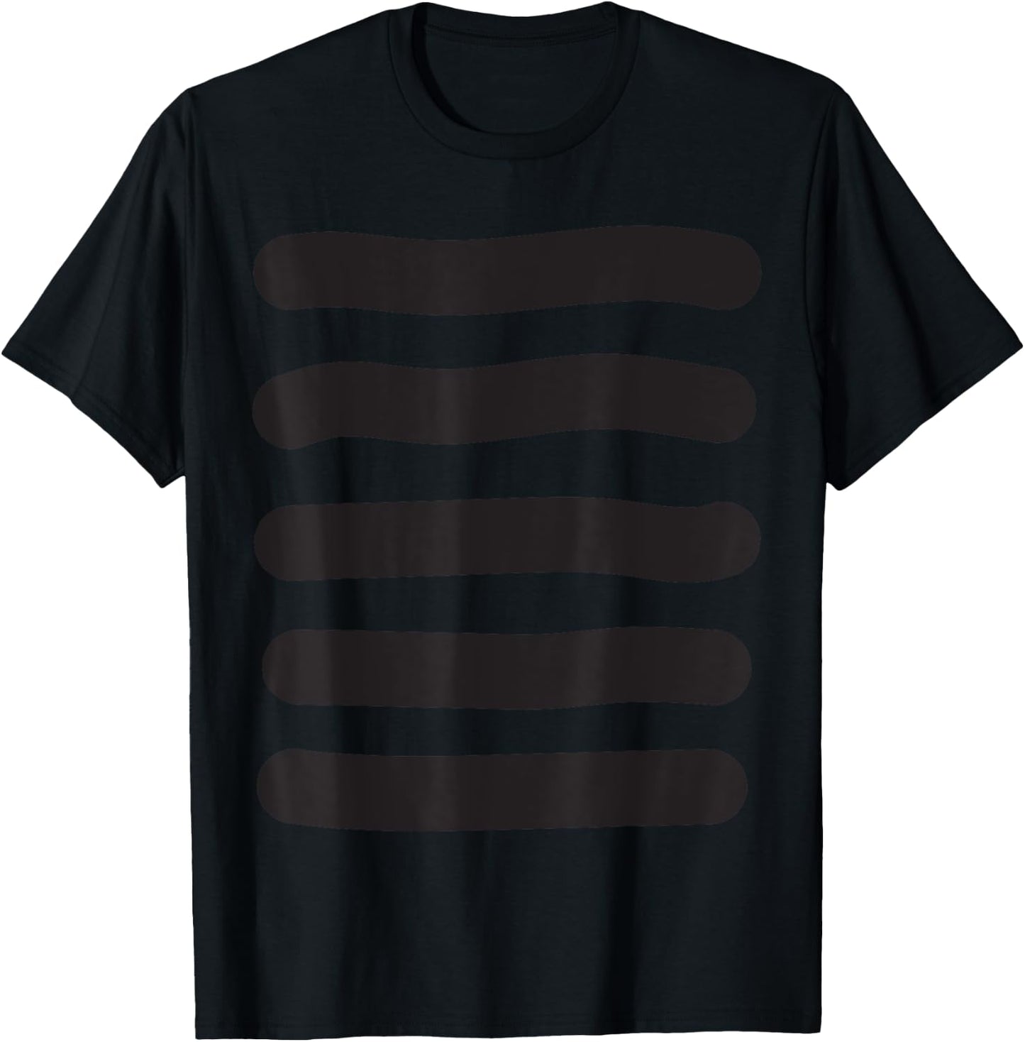 Bee Costume Simple Yellow Striped Funny , yellow T-Shirt - T-Shirt | Black
