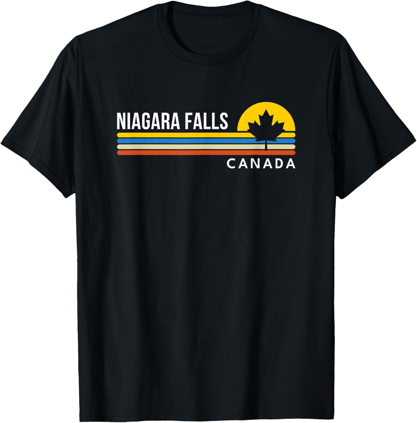 Niagara Falls Canada Souvenir T-Shirt - T-Shirt | Black