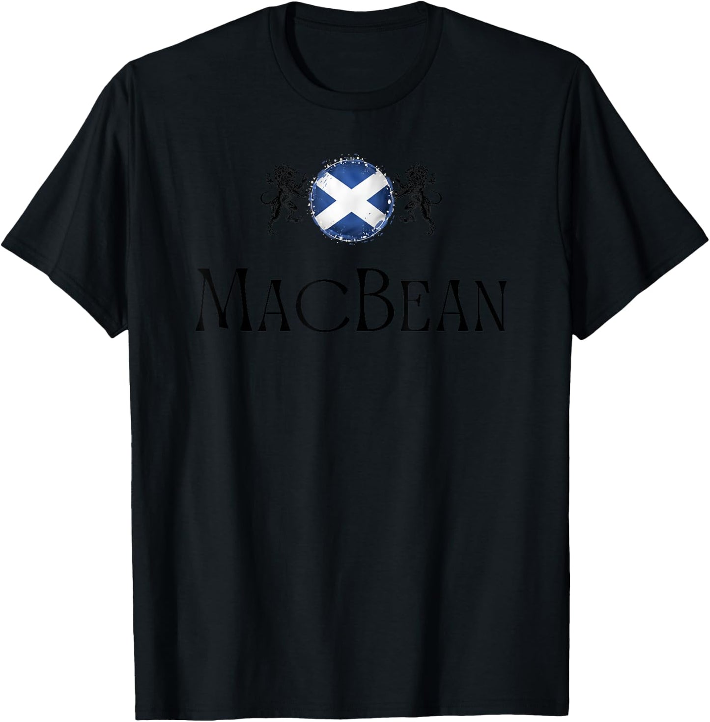MacBean Clan Scottish Family Name Scotland Heraldry T-Shirt - T-Shirt | Black