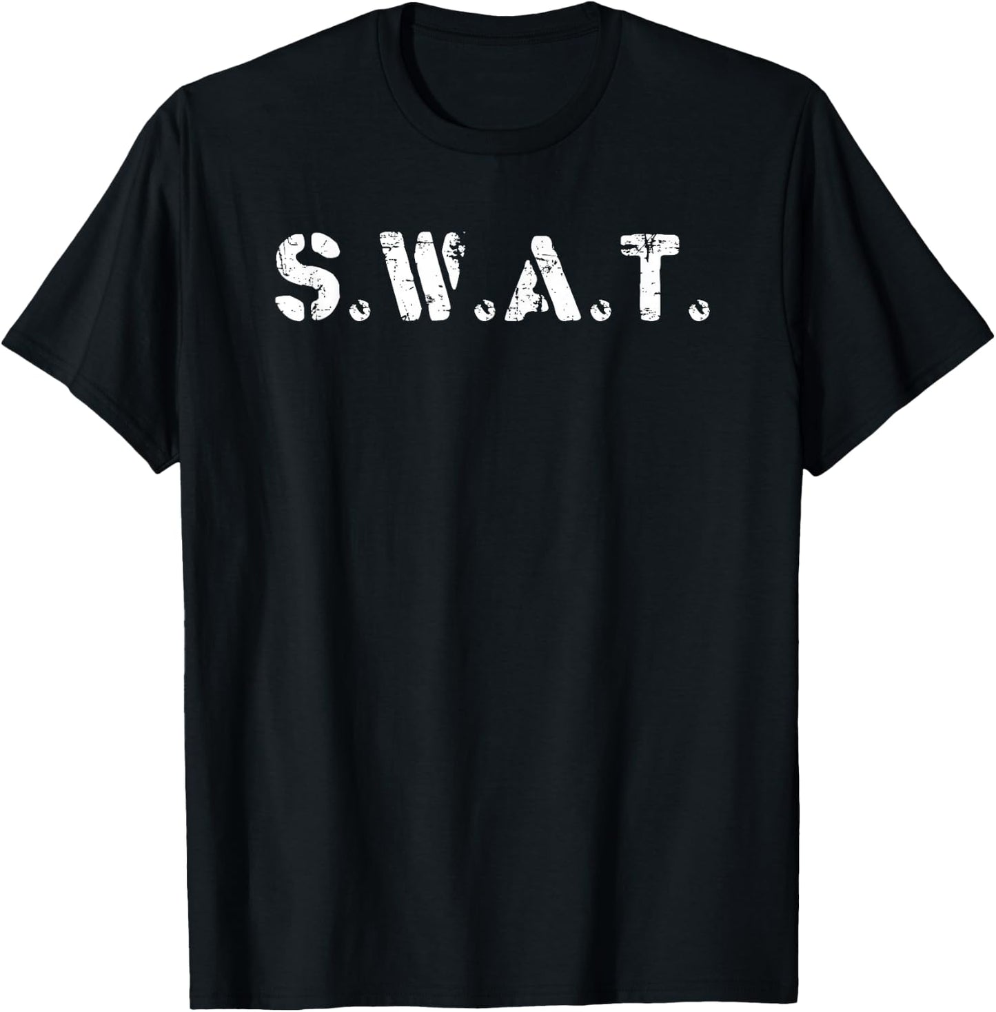 SWAT Polizisten Halloween Zukunft Polizist Sheriff T-Shirt - T-Shirt | Black