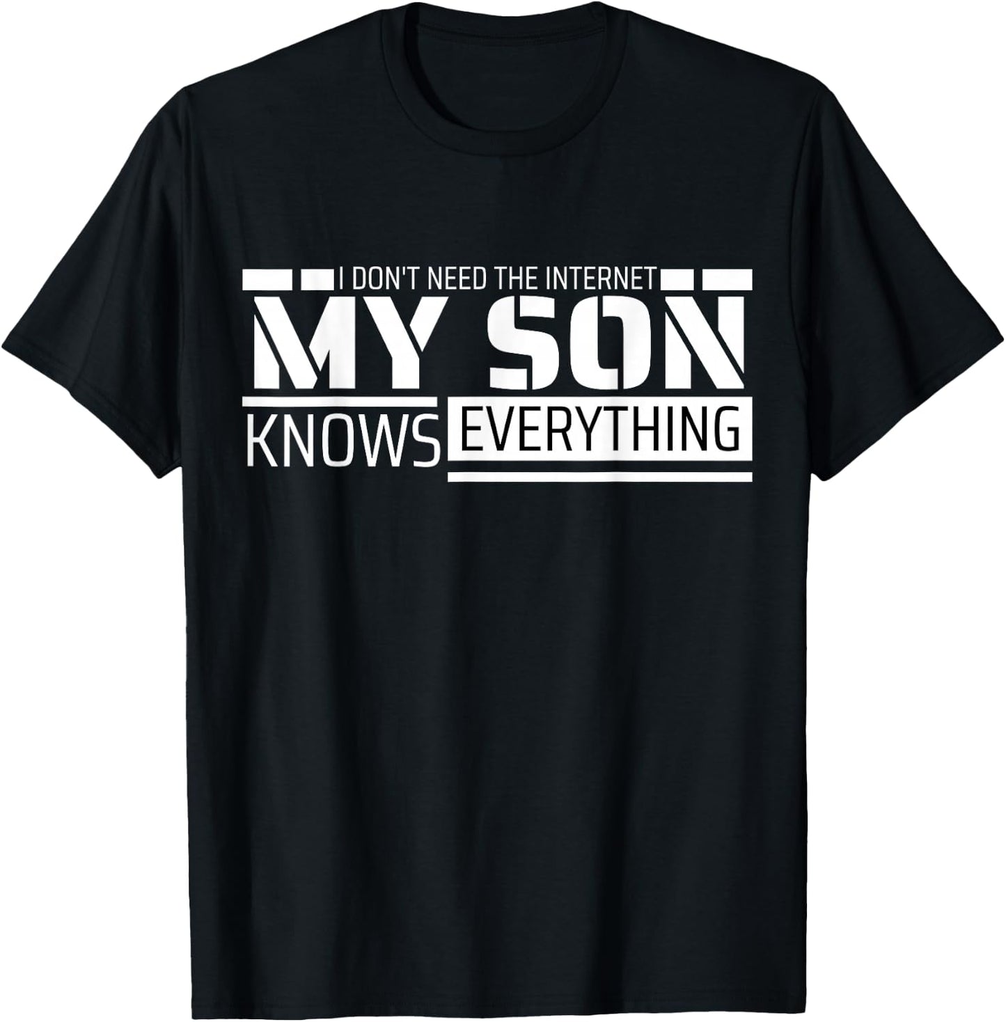 Funny Dad Shirt From Son Men Funny Fathers Day Dad T-Shirt - T-Shirt | Black