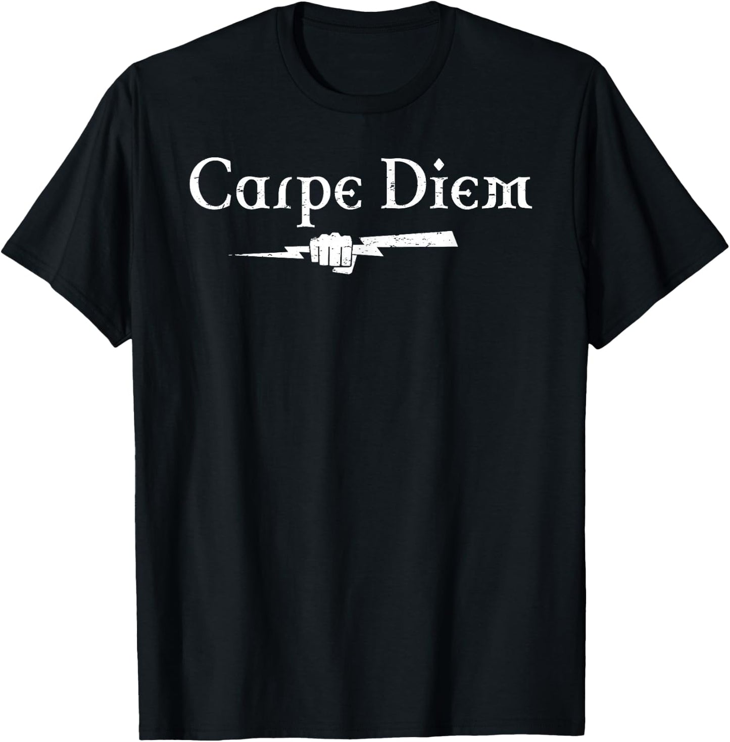 Carpe Diem Celtic Lightning Bolt T-Shirt - T-Shirt | Black
