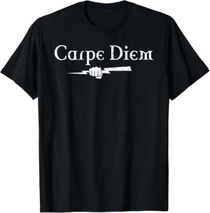 Carpe Diem Celtic Lightning Bolt T-Shirt - T-Shirt | Black