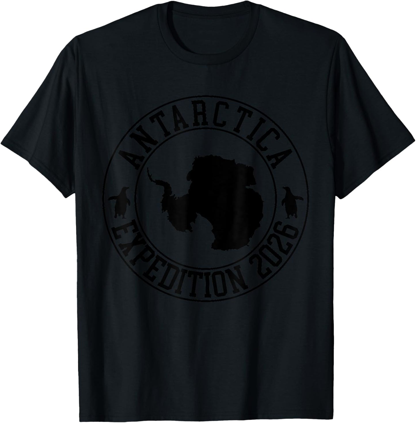 Antarctica Expedition 2026 Family Cruise Vacation Antarctica T-Shirt - T-Shirt | Black