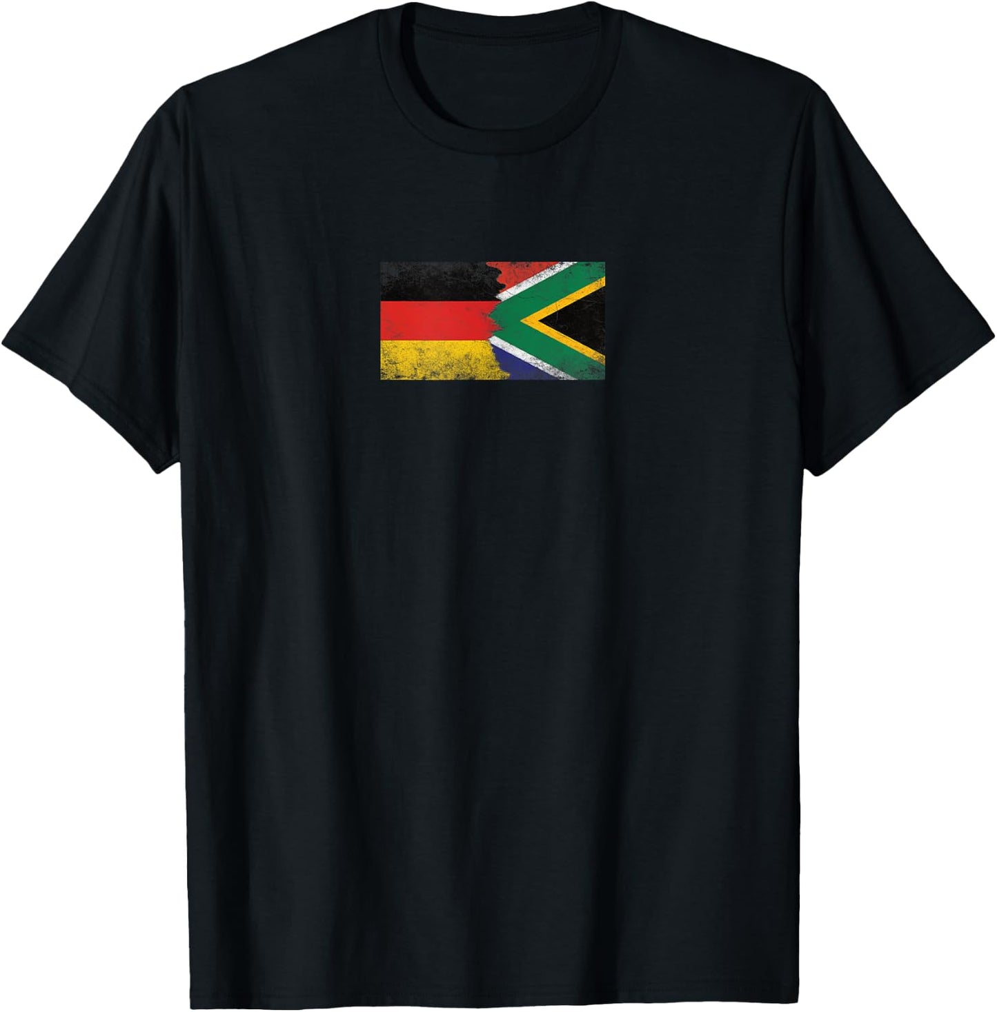 Deutschland & Südafrika Flaggen - Deutsch Südafrika T-Shirt - T-Shirt | Black