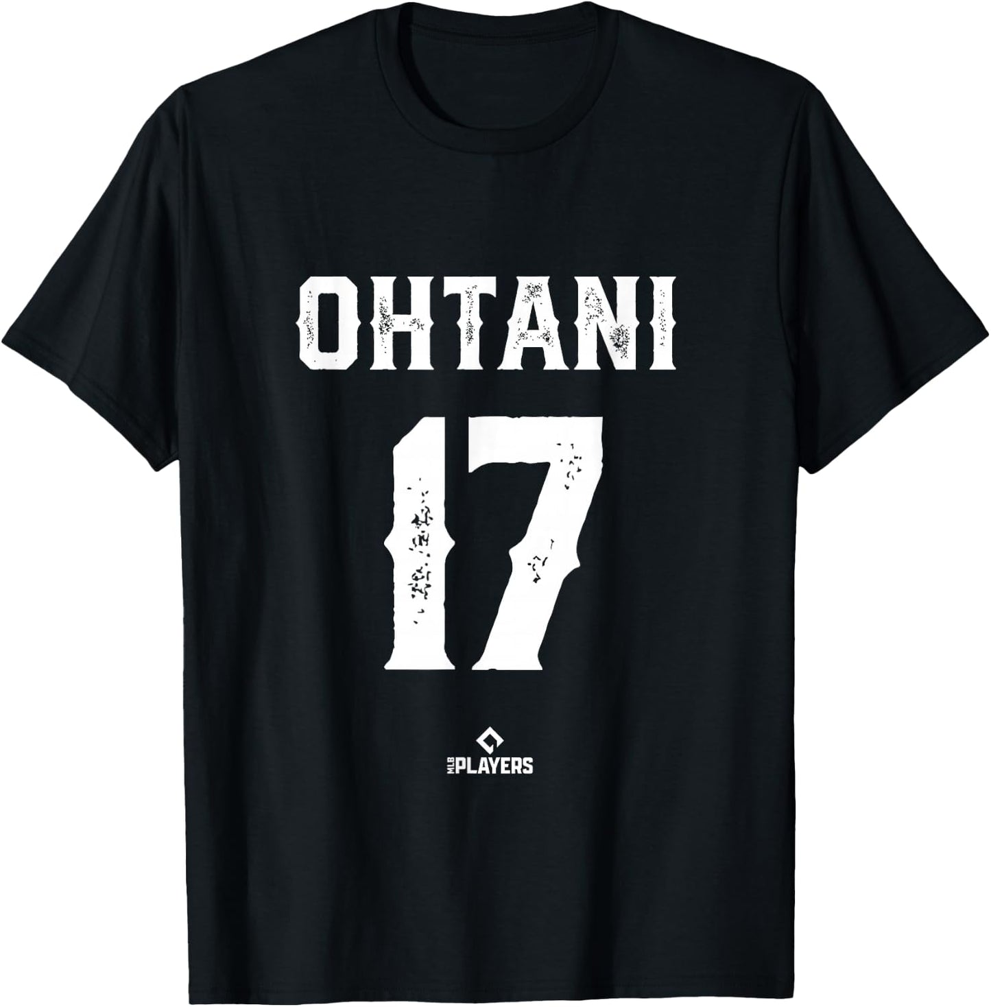 Shohei Ohtani 17 MLBPA Los Angeles Baseball Player T-Shirt - T-Shirt | Black